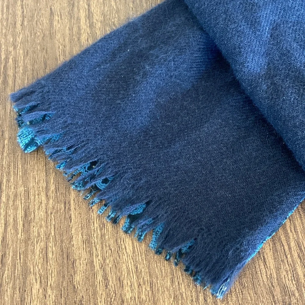 Vintage Zephyr Wool/Silk Reversible  Scarf